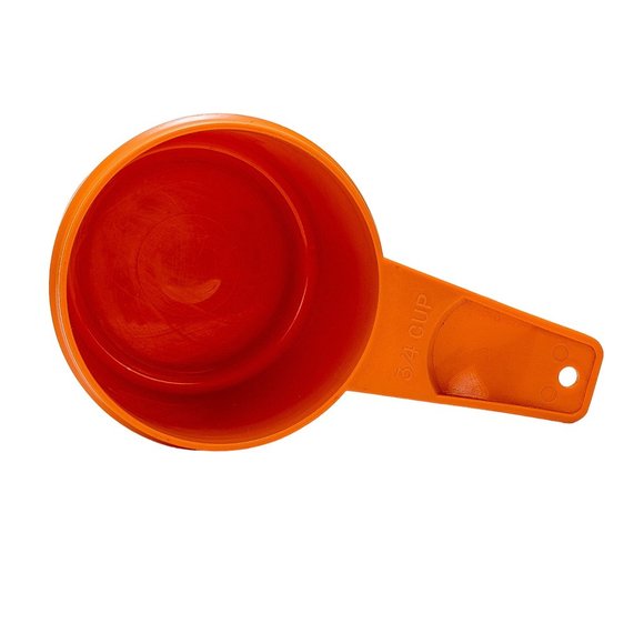 Tupperware 3/4 Cup Measuring Harvest Orange 70s VTG Replacement Kitchen 762 - Picture 5 of 7